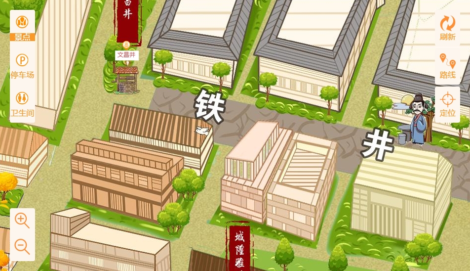 鱼峰智慧景区：手绘地图与语音导览的完美融合